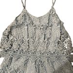 Yumi Kim  Baby Blue Jet Set Lace Romper, Sz Small Photo 6