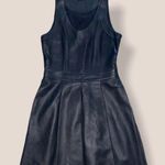 Rebecca Minkoff  Liv Perforated Navy Leather Dress Photo 0