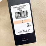 Tommy Hilfiger Hampton chino pants women tan size 2 new with tags Photo 2