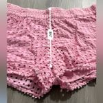 Lilly Pulitzer for Target Pink Eyelet Pom Pom Hem Mid Rise Pull Photo 6