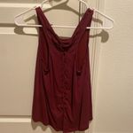 Miss Chievous  size small burgundy tank top braided back #workwear Photo 1