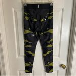 Ultracor  Camouflage Leggings in Black & Green W/ Star Cut-outs Size Small Photo 4
