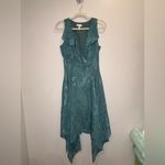 Leith  Womens Sleevless Ruffle Neck
Floral Wrap Midi Dress Teal
Small Photo 1