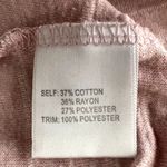 Rose + Olive Pink Striped Short Sleeve Tee Photo 7