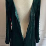 Tahari  Long Sleeve V-Back Velvet Gown - Size 14 Photo 7