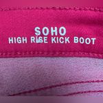 Nicole Miller SoHo High Rise Kick Boot Jeans. Bright Pink/Fuchsia. Size 10 Photo 5