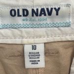 Old Navy  Tan Flat Front Classic Chino Shorts Size 10 Photo 5