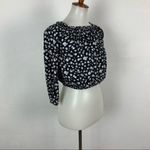 Brandy Melville 3/4 Sleeve Crop Top Off Shoulder Y2K Trendy Soft Girl Aesthetic Photo 2