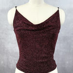 My Michelle  Womens Top Large Y2K Indie Sleaze Club Glitter 90s Party Going Out Photo 0