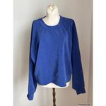 Lululemon Perfectly Oversized Cropped Crewneck Blue Size 10 Photo 2