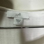 J Jill Dress Womens White Crochet‎ Gathered Waist Tassels Beach Wedding Large Photo 8