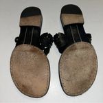 Vera Wang  Lavender Leather Black Sandals Photo 4
