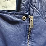 Mango Genuine Sheep Leather Jacket Size XS Photo 5
