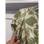 Show Me Your Mumu  Green Floral Puff Short Sleeve Cut Out Mini Dress Size Medium Photo 4