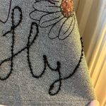 Desigual Women's Floral Embroidered Embellished Flare Skirt Purple Black Size L Photo 3