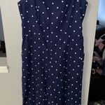 Old Navy Blue And White Polka Dot Jumpsuit Photo 0
