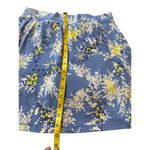 T by Talbots Knit Activewear Skort Women's Size S Floral Print Zip Pockets. Yellow Photo 6