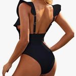 Ava Backless Swimsuit Set for Teen Girls Beach Sexy Hawaiian Peplum Tankini.. Photo 1