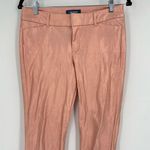 Old Navy  Mid-Rise Coated Pixie Ankle Pants for Women Metallic Rose Gold‎ Size 4 Photo 12