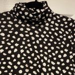 J.Crew NWOT Size XXS Black White Cotton Long Sleeve Turtleneck Pullover Top Photo 1
