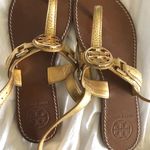 Tory Burch Gold Sandals Photo 0