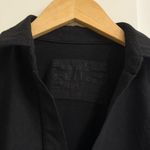 Frank & Eileen  Patrick Popover Henley in Black, Size X-Small Photo 4