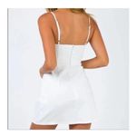 Princess Polly  Novella Mini Dress White Size 8 NWT Photo 1