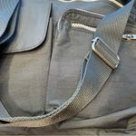 Baggallini  Gray Nylon Zip Entry Crossbody Bag Travel Pockets Lightweight Purse Photo 6