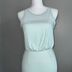 BCBGeneration NWT Women's Mesh Dress, Light Green Mink Size 4 Mini Sleeveless Photo 8