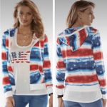 Juicy Couture Y2K Stars & Stripes Full Zip Hoodie Jacket Size XL Photo 1