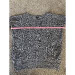 EXPRESS  Black & White Marled Cable Knit Sweater – Size Small Photo 3
