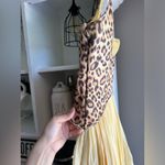 Cache  leopard and yellow silk mini dress Photo 8