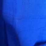 Sandro  Lavender Linen Blend Sleeveless Top Pleated Peplum Self Tie Belt Size XL Photo 5