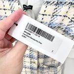 Karen Millen NWT Check Button Sleeveless Mini Dress Ivory Size US 4 Photo 3