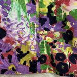 Elie Tahari  floral jacket‎ coat multicolor yellow purple snap front duster M C14 Photo 3