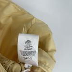 EXPRESS Smocked Crop Top Sleeveless Light Yellow Y2K Linen Blend Size M Photo 7