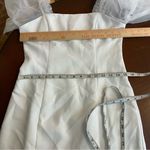 Amanda Uprichard  White Tia Organza Sleeve Mini Dress size medium bridal wedding Photo 11