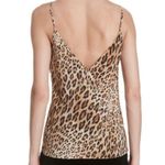 frame denim 100% silk animal print tank top Photo 1