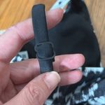 Bar III Bikinj Top Heat Wave Swimsuit Black White size Small NWT Photo 5