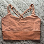 Lululemon  Sports Bra 6 Cross Back orange Photo 0