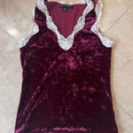 Banana Republic Red Velvet  Top Short Sleeve S Photo 0