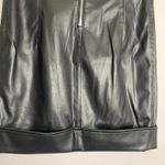 RtA Paloma Lambskin Vinyl Mini Skirt Black Neptune Womens 6 NEW Photo 4