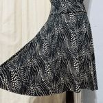 O'LALA Women Y2K Black Tan Abstract Dot Print Babydoll Spaghetti Strap Dress XS Photo 2