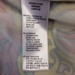 Forever 21 XXI Skirt Pink Red Ruched Yoke Waist Medium Mini Photo 5