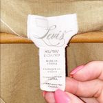 Levi's Levi’s Camel Button Front Tie Front Short Sleeve Photo 3