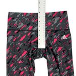 Adidas  Climalite Grey Pink Camo Leggings Mid Rise 18” Inseam Size Small Photo 3