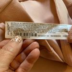 ZARA  Women's Square Neckline Open Shoulder Stitch Midi Dress Dusty Pink XS Photo 5