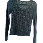Aeropostale  Dark Blue Lace Long Sleeve Top Photo 8