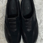 Clarks Bendables 9M Black leather comfort loafers flats shoes Photo 0
