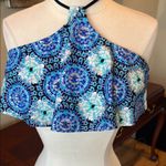 SO  Blue Mandala Bikini Top Photo 2